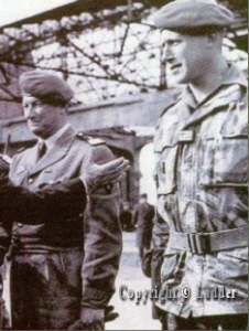 Le lieutenant-colonel JEANPIERRE
et Lieutenant MORIN