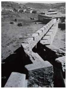 Murs de protection d'un poste de Kerba