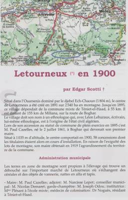 Photo-titre pour cet album: LETOURNEUX d&eacute;crit par l'ALGERIANISTE