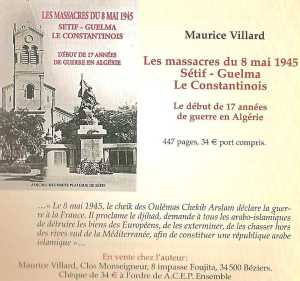 Les Massacres du 8 MAI 1945
----
Maurice VILLARD