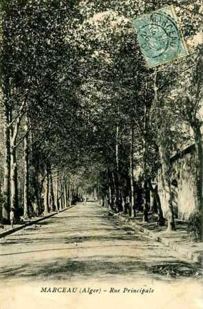 MARCEAU - La Rue Principale en 1900