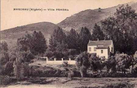 MARCEAU - La Villa  Pradal en 1900