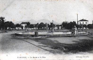 MARENGO
Le Bassin et la Place du Jet d'eau