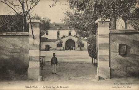MILIANA - Le Quartier militaire de la Remonte