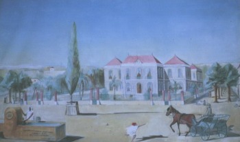 MISSERGHIN 
Peinture de la place du village
