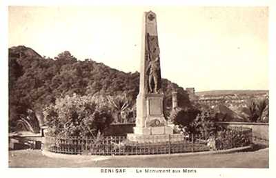 BENI-SAF  
Le Monuments aux Morts