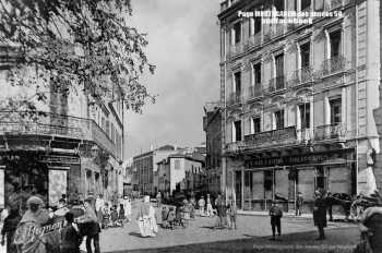 MOSTAGANEM - Place Gambetta vers 1907.