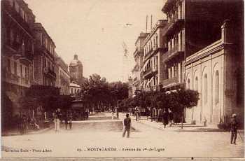 MOSTAGANEM - Avenue du 1er de Ligne