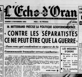 Mardi 6 Novembre 1954