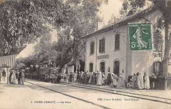 OUED-ZENATI - La Gare vers 1910