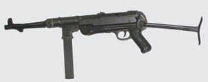 Le Pistolet Mitrailleur Allemand PM40 calibre 9 mm