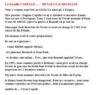 La Famille CAPELLE