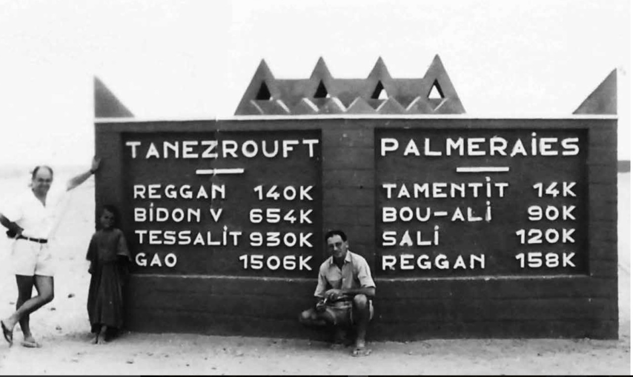 SAHARA
Carrefour des routes
REGGANE - BIDON V - TESSALIT - GAO
et
TAMENNIT - ZAOUN-MOUNTA - SALI - REGGANE