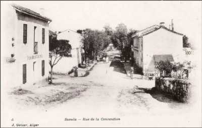 SAOULA en 1890 - Rue de la Convention