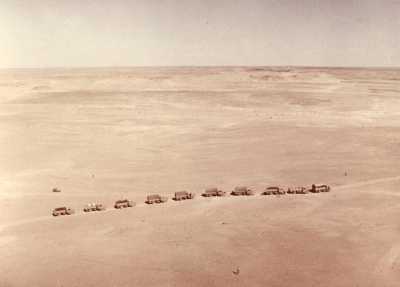 Convoi vu de la tour de TINFOUCHY