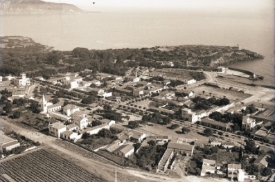 Vue aerienne de Tipaza