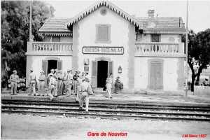 La gare de Nouvion en 1957