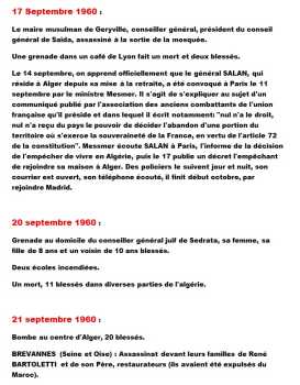 17 au 21 Septembre 1960