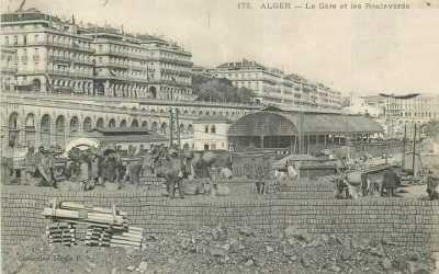ALGER - La Gare en travaux