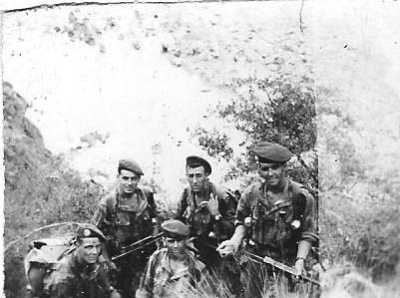 La bataille de GUELMA - 1958
le sergent Michel ABAD
et son groupe de combat